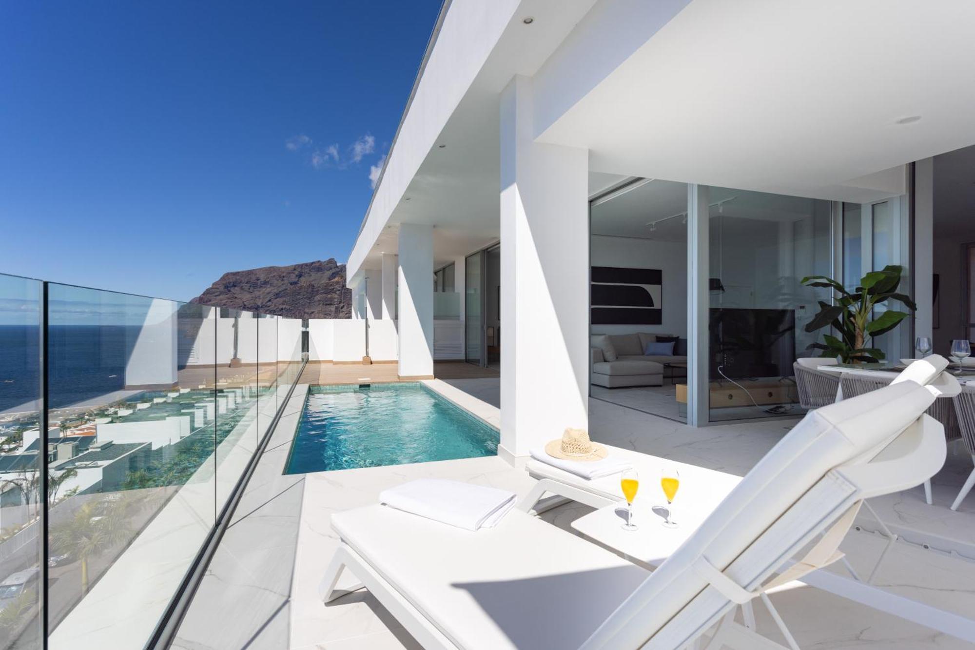 Crystal I Luxury Apartments By Enjoyahome Acantilado de los Gigantes Exteriér fotografie