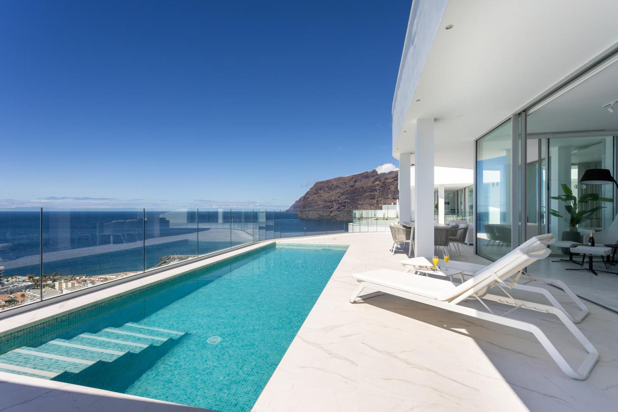 Crystal I Luxury Apartments By Enjoyahome Acantilado de los Gigantes Exteriér fotografie