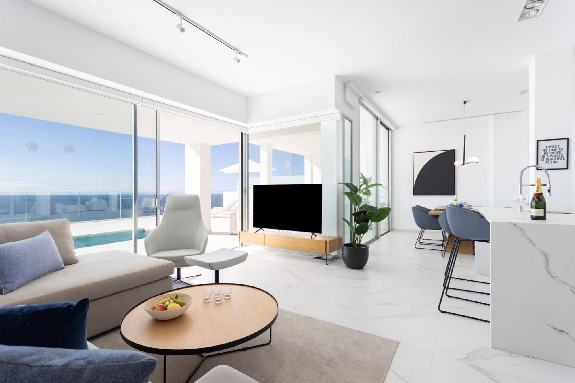 Crystal I Luxury Apartments By Enjoyahome Acantilado de los Gigantes Exteriér fotografie